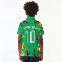 Personalized Guyana Cricket Kid Polo Shirt Amazon Warriors Tribal Mascot Sports