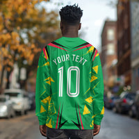 Personalized Guyana Cricket Long Sleeve Shirt Amazon Warriors Tribal Mascot Sports