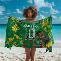 Personalized Guyana Cricket Sarong Amazon Warriors Tribal Mascot Sports