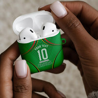 Personalized Guyana Cricket Amazon Warriors AirPods Case Modern Geometric Sports Fan