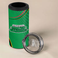 Personalized Guyana Cricket Amazon Warriors 4 in 1 Can Cooler Tumbler Modern Geometric Sports Fan