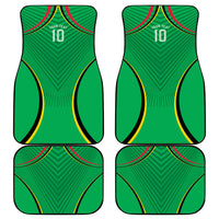Personalized Guyana Cricket Amazon Warriors Car Mats Modern Geometric Sports Fan