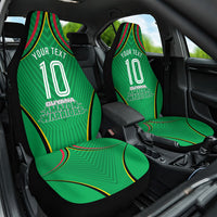 Personalized Guyana Cricket Amazon Warriors Car Seat Cover Modern Geometric Sports Fan