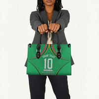 Personalized Guyana Cricket Amazon Warriors Leather Bag Modern Geometric Sports Fan