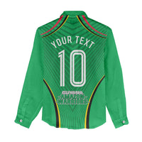 Personalized Guyana Cricket Amazon Warriors Women Casual Shirt Modern Geometric Sports Fan