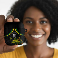 Personalized Jamaica Kingsmen AirPods Case Caribbean Cricket Royal Warrior King Mascot