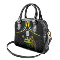 Personalized Jamaica Kingsmen Shoulder Handbag Caribbean Cricket Royal Warrior King Mascot