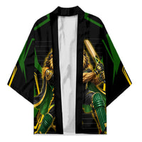 Personalized Jamaica Cricket Lion Mascot Kimono Kingsmen Royal King Batsman Sport
