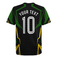 Personalized Jamaica Cricket Lion Mascot Rugby Jersey Kingsmen Royal King Batsman Sport