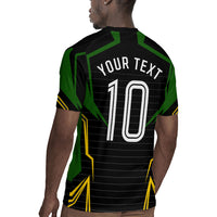 Personalized Jamaica Cricket Lion Mascot Rugby Jersey Kingsmen Royal King Batsman Sport