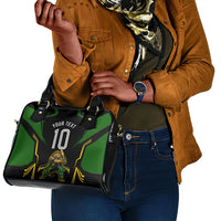 Personalized Jamaica Cricket Lion Mascot Shoulder Handbag Kingsmen Royal King Batsman Sport