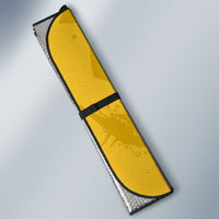 Personalized Jamaica Kingsmen Cricket Lion Auto Sun Shade Royal King Batsman Sports Graphic Art