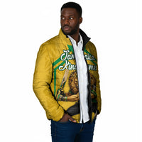 Personalized Jamaica Kingsmen Cricket Lion Padded Jacket Royal King Batsman Sports Graphic Art