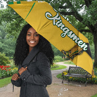 Personalized Jamaica Kingsmen Cricket Lion Umbrella Royal King Batsman Sports Graphic Art