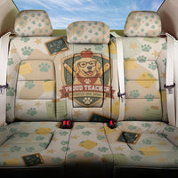 Proud Teacher Proud Dog Mom Back Car Seat Cover Classroom Cute Dog Lover