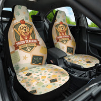 Proud Teacher Proud Dog Mom Car Seat Cover Classroom Cute Dog Lover