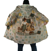 Proud Teacher Proud Dog Mom Cloak Classroom Cute Dog Lover