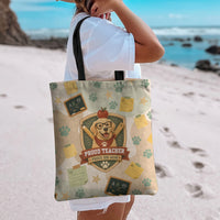 Proud Teacher Proud Dog Mom Tote Bag Classroom Cute Dog Lover