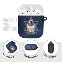 Yom Kippur Gates Of Return AirPods Case Jewish High Holy Day Shofar Tallit Star Of David
