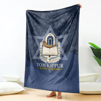 Yom Kippur Gates Of Return Blanket Jewish High Holy Day Shofar Tallit Star Of David