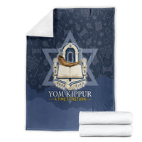 Yom Kippur Gates Of Return Blanket Jewish High Holy Day Shofar Tallit Star Of David