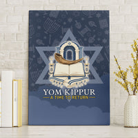 Yom Kippur Gates Of Return Canvas Wall Art Jewish High Holy Day Shofar Tallit Star Of David
