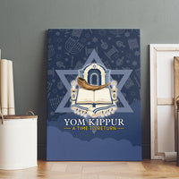 Yom Kippur Gates Of Return Canvas Wall Art Jewish High Holy Day Shofar Tallit Star Of David