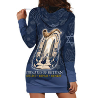 Yom Kippur Gates Of Return Hoodie Dress Jewish High Holy Day Shofar Tallit Star Of David