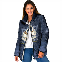 Yom Kippur Gates Of Return Padded Jacket Jewish High Holy Day Shofar Tallit Star Of David
