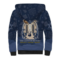 Yom Kippur Gates Of Return Sherpa Hoodie Jewish High Holy Day Shofar Tallit Star Of David