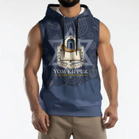 Yom Kippur Gates Of Return Sleeveless Hoodie Jewish High Holy Day Shofar Tallit Star Of David