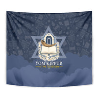 Yom Kippur Gates Of Return Tapestry Jewish High Holy Day Shofar Tallit Star Of David