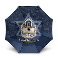 Yom Kippur Gates Of Return Umbrella Jewish High Holy Day Shofar Tallit Star Of David