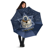 Yom Kippur Gates Of Return Umbrella Jewish High Holy Day Shofar Tallit Star Of David