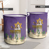 Yom Kippur Laundry Basket Shofar Blowing Jewish High Holy Day Tallit Star Of David