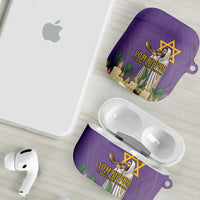 Yom Kippur AirPods Case Shofar Blowing Jewish High Holy Day Tallit Star Of David