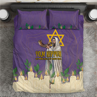 Yom Kippur Bedding Set Shofar Blowing Jewish High Holy Day Tallit Star Of David
