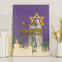 Yom Kippur Canvas Wall Art Shofar Blowing Jewish High Holy Day Tallit Star Of David