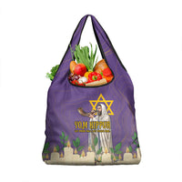 Yom Kippur Grocery Bag Shofar Blowing Jewish High Holy Day Tallit Star Of David