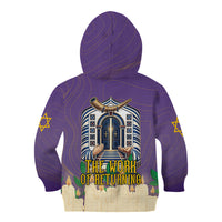 Yom Kippur Kid Hoodie Shofar Blowing Jewish High Holy Day Tallit Star Of David