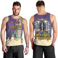 Yom Kippur Men Tank Top Shofar Blowing Jewish High Holy Day Tallit Star Of David