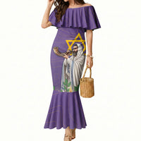 Yom Kippur Mermaid Dress Shofar Blowing Jewish High Holy Day Tallit Star Of David