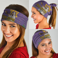 Yom Kippur Neck Gaiter Shofar Blowing Jewish High Holy Day Tallit Star Of David