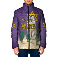 Yom Kippur Padded Jacket Shofar Blowing Jewish High Holy Day Tallit Star Of David