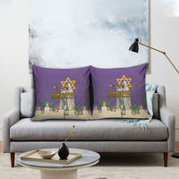 Yom Kippur Pillow Cover Shofar Blowing Jewish High Holy Day Tallit Star Of David