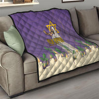 Yom Kippur Quilt Shofar Blowing Jewish High Holy Day Tallit Star Of David