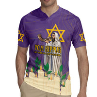 Yom Kippur Rugby Jersey Shofar Blowing Jewish High Holy Day Tallit Star Of David
