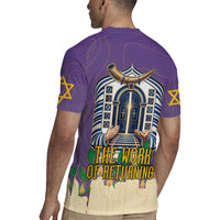 Yom Kippur Rugby Jersey Shofar Blowing Jewish High Holy Day Tallit Star Of David