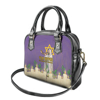 Yom Kippur Shoulder Handbag Shofar Blowing Jewish High Holy Day Tallit Star Of David