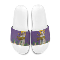 Yom Kippur Slide Sandals Shofar Blowing Jewish High Holy Day Tallit Star Of David